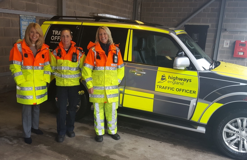 Esther with HE Traffic Officers